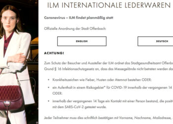Das Infektions-Risiko sei „sehr gering“, deswegen findet derzeit die Lederwarenmesse in Offenbach statt.