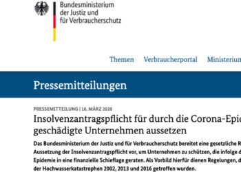 Staatliche Hilfen sollen bei Firmen noch ankommen können, bevor diese in Konkurs gehen müssen.