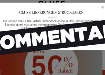 Kommentar zu Sale-Aktionen der Lieferanten