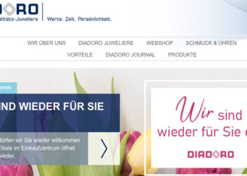 Die meisten Diadoro-Juweliergeschäfte in Österreich sind wieder geöffnet.