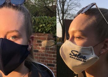 Technik-Großhändler Flume bietet individualisierbare Mund-Nase-Masken an.