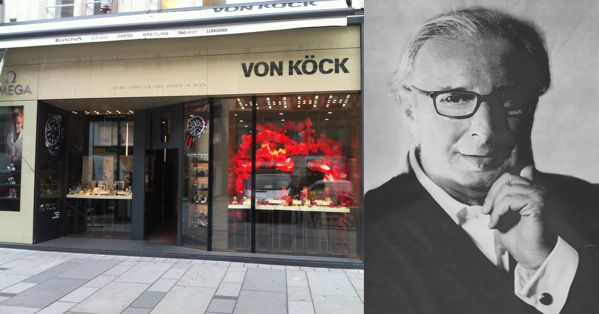 Hat wieder geöffnet und ist mit dem ersten Tag zufrieden: Reinhard Köck, Juwelier aus Wien.