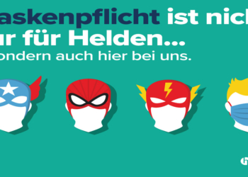 Alle Länderregelungen zur Maskenpflicht hat der HDE zusammengetragen und auch Hinweisschilder zum Selbstausdruck vorgestellt.