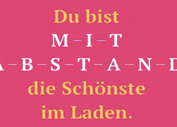 Die mit Abstand schönste Werbung zu Corona: ein Kampagnenmotiv des Modeverbands.