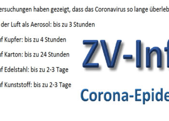 Der Zentralverband hat eine Corona-Broschüre herausgebracht.