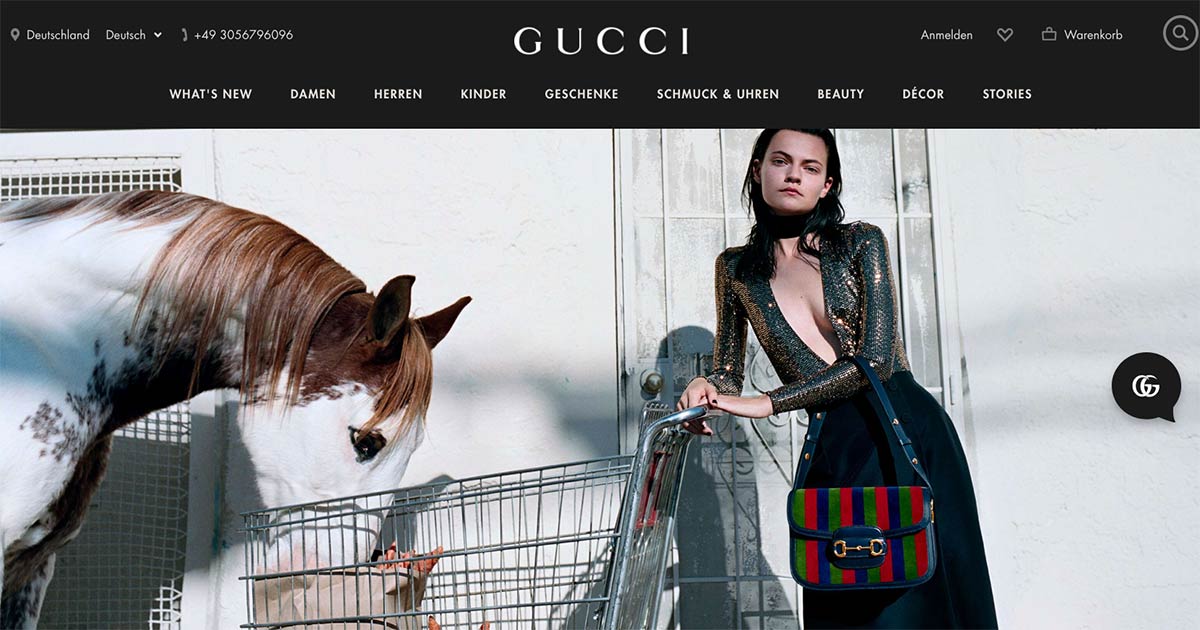 Selbst Luxusmarken wie Gucci leiden unter Corona.