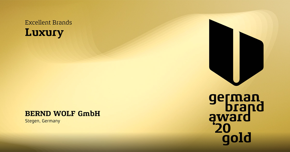 BERND WOLF wurde aktuell mit dem GERMAN BRAND AWARD „GOLD“ ausgezeichnet.