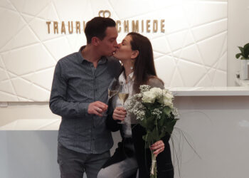 Große Gefühle in der TRAURINGSCHMIEDE MÜNCHEN