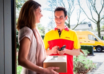 Durch Corona sind Paketzustellungen stark angestiegen (Foto: DHL).