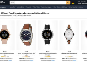 Unter anderem sind diese Uhren reduziert.