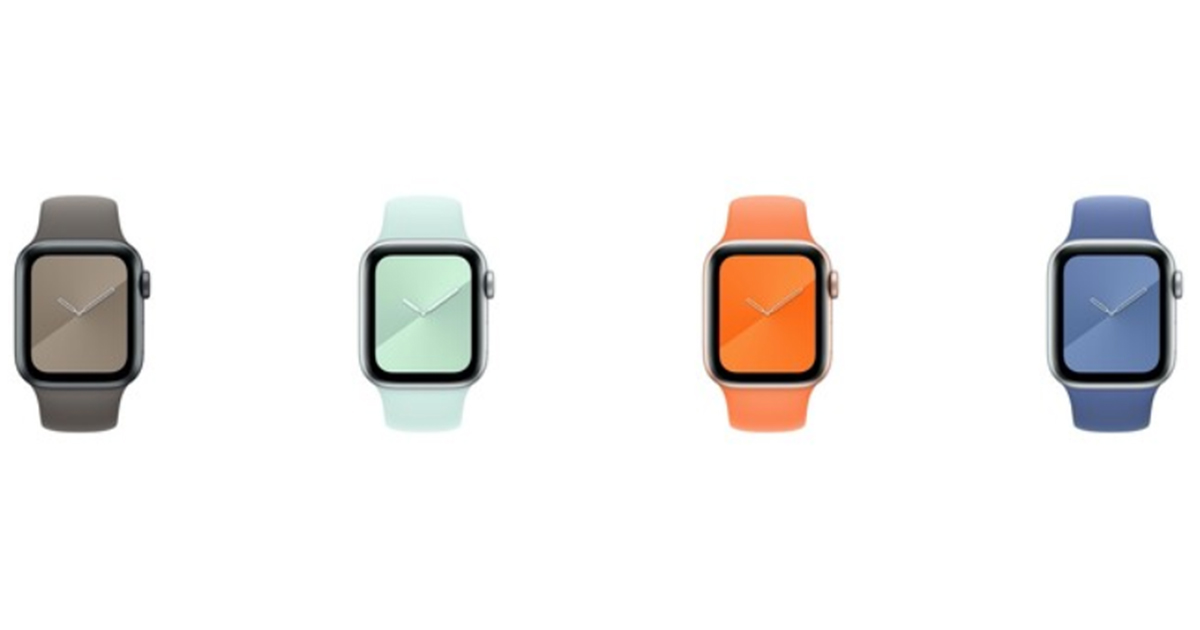 Die neuen Apple Watch-Farben für den Sommer.