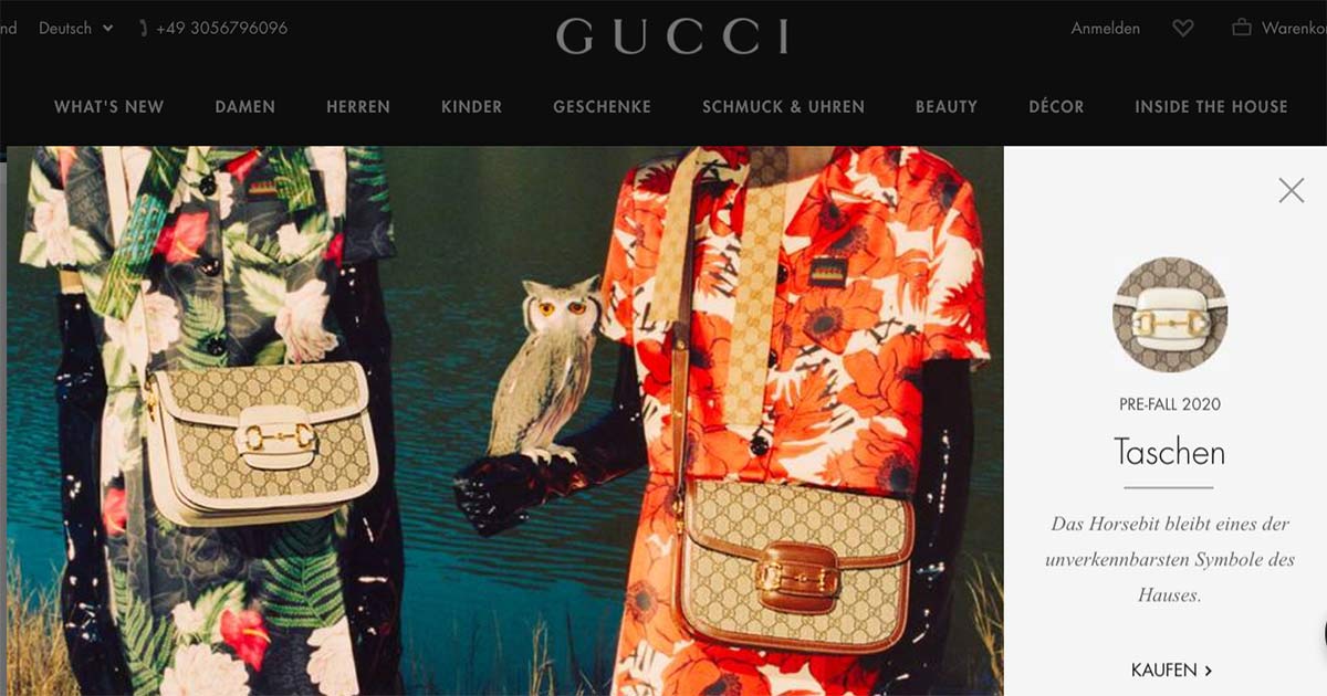 Guccis Handtaschen werden in der Corona-Pandemie teurer.
