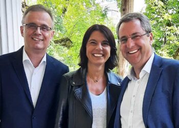 Mark Bongard, Silke Schmidt und Jochen Schnell.