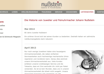 Juwelier Nußstein schließt
