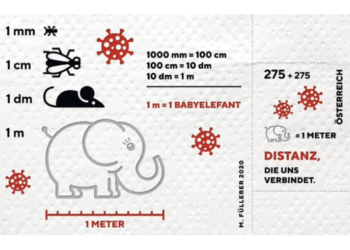 Österreichische Post: Corona-Briefmarke aus Klopapier