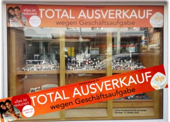 Goldschmiede Detlef Schöne schließt