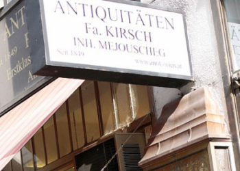Wiener Antiquitätengeschäft eröffnet Drive-In für Schmuck