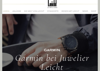 Garmin jetzt auch bei Juwelier Leicht