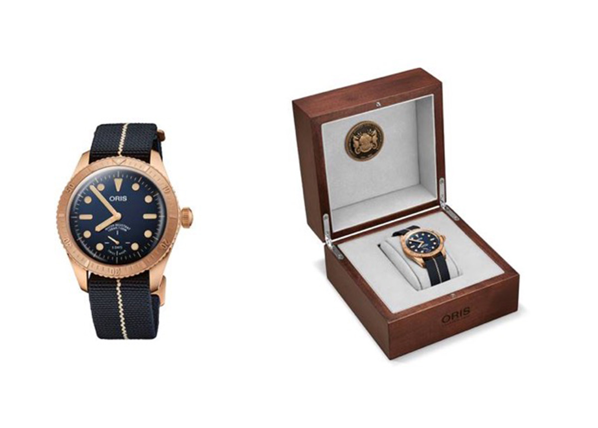 Die Oris Carl Brashear Calibre 401 Limited Edition. Preis: € 3.700,-