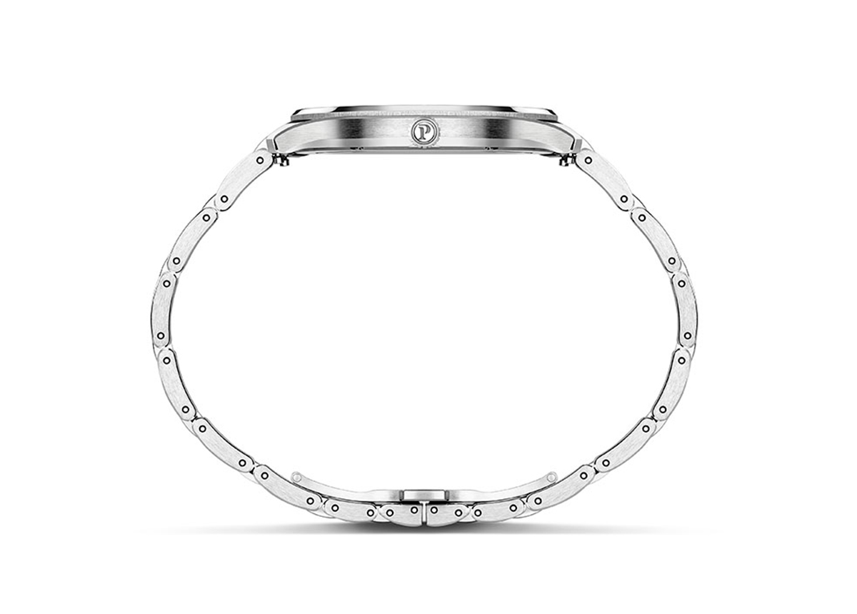 Piaget_Polo-Skeleton-blue Ultraflach: Die Piaget Polo Skeleton im Profil.