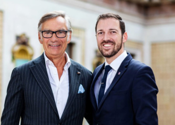 Julien Rossier (r.) und Hanspeter Jucker. (Foto: Bucherer)