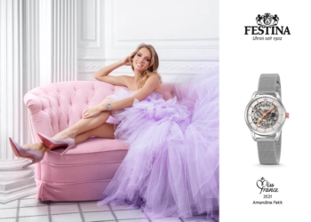 Miss France Amandine Petit, neue Markenbotschafterin von Festina.