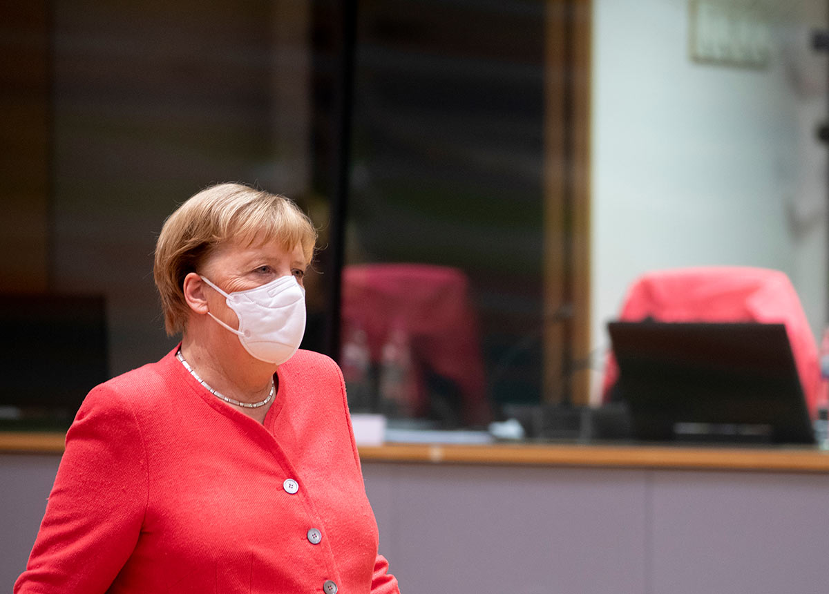 Merkel sagte zu Beginn der Verhandlungen, es sei ein "wichtiger Tag". (Credit: Alexandros Michailidis / Shutterstock.com)