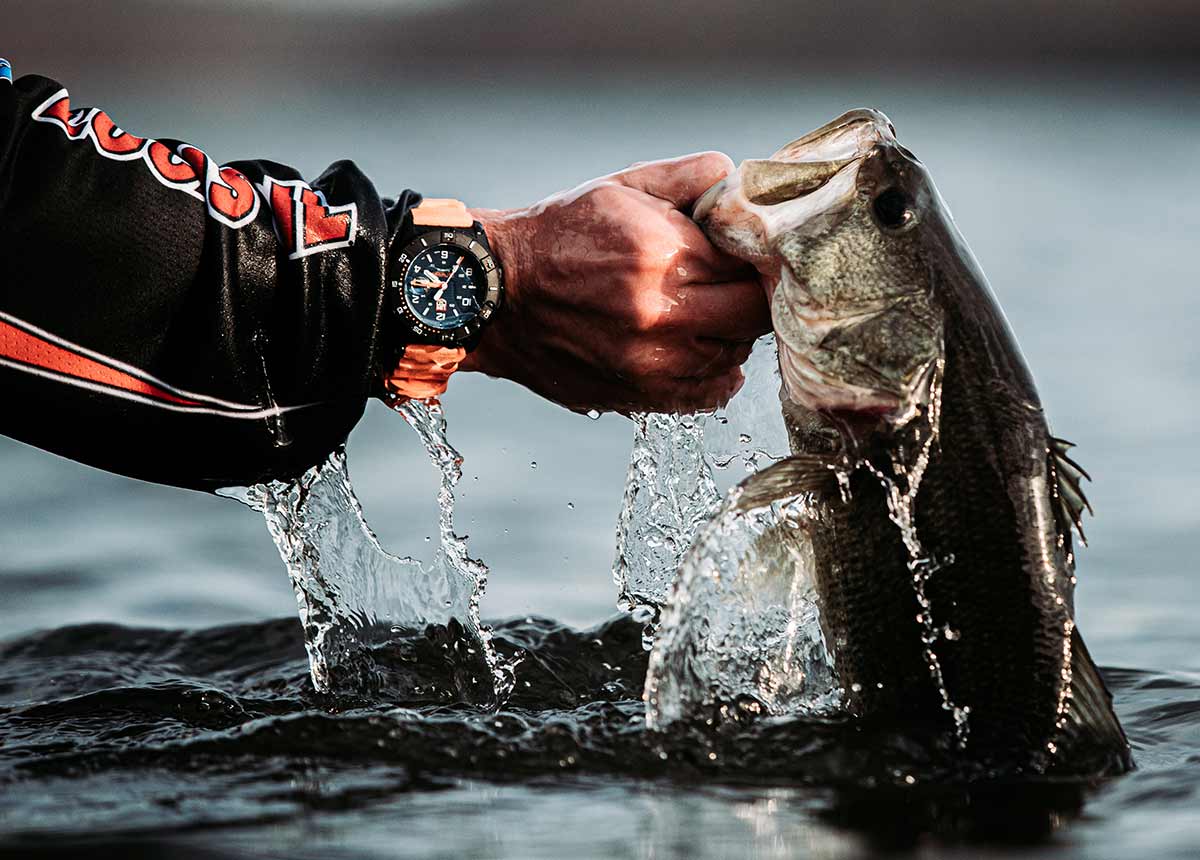 Luminox MLF Major League Fishing wurde 2011 bringt den hochintensiven Sport des Wettkampf-Bassfischens in Amerikas Wohnzimmer.