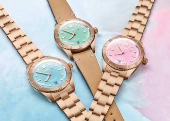 Die Zeitmesser von Oris kosten 2.400 Euro mit Bronzearmband und 2.100 Euro mit Lederband.