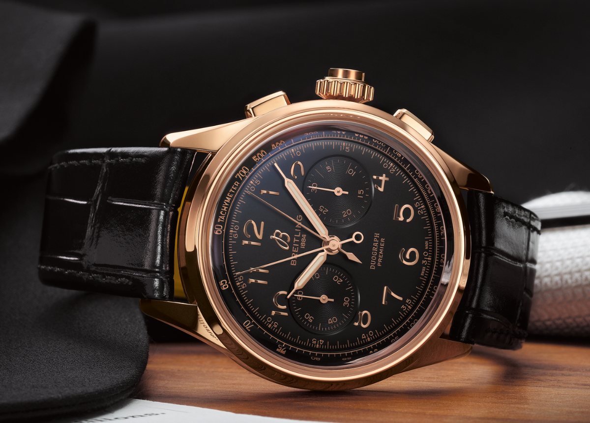 Breitling_Premier_Heritage_2 Die neueste Premiere Generation haucht den zeitlos eleganten Duographen neues Leben ein.