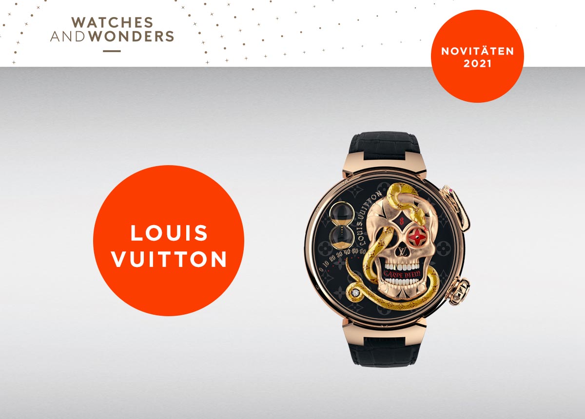 Louis Vuitton präsentiert auf der Watches & Wonders 2021 die Tambour Carpe  Diem