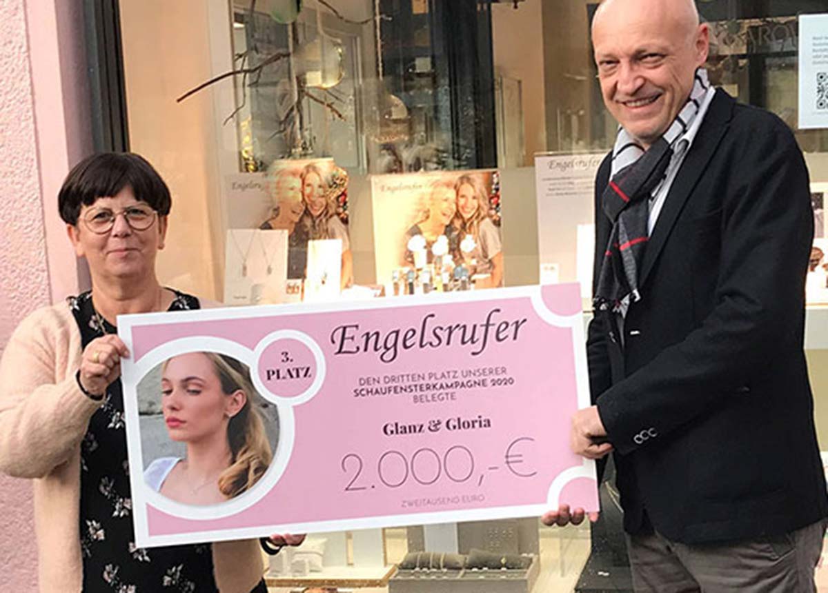 Juwelier Glanz und Gloria aus Soest kam auf Platz 3 und erhält 2.000 Euro.