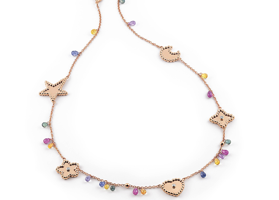 Al-Coro_Palladio_Collier Die Edelsteine machen aus dem Collier ein echtes Lieblingsstück.