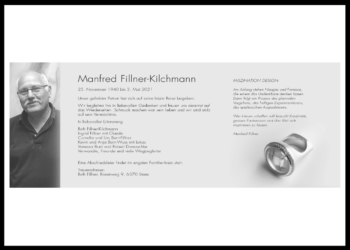 Mit Manfred Fillner-Kilchmann verliert die Branche ein Urgestein.