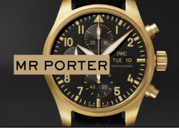Das Mr Porter-Jubiläumsmodell von IWC ist natürlich nur online auf mrporter.com erhältlich.