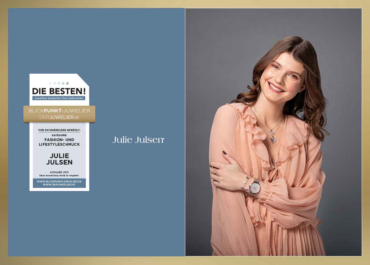 Julie Julsen, die Eigenmarke von Time Mode, wurde erneut zu einer der beliebtesten Fashion- und Lifestyle-Schmuckmarken gewählt.