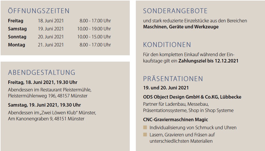 cem alles Die Einkaufstage im Überblick.