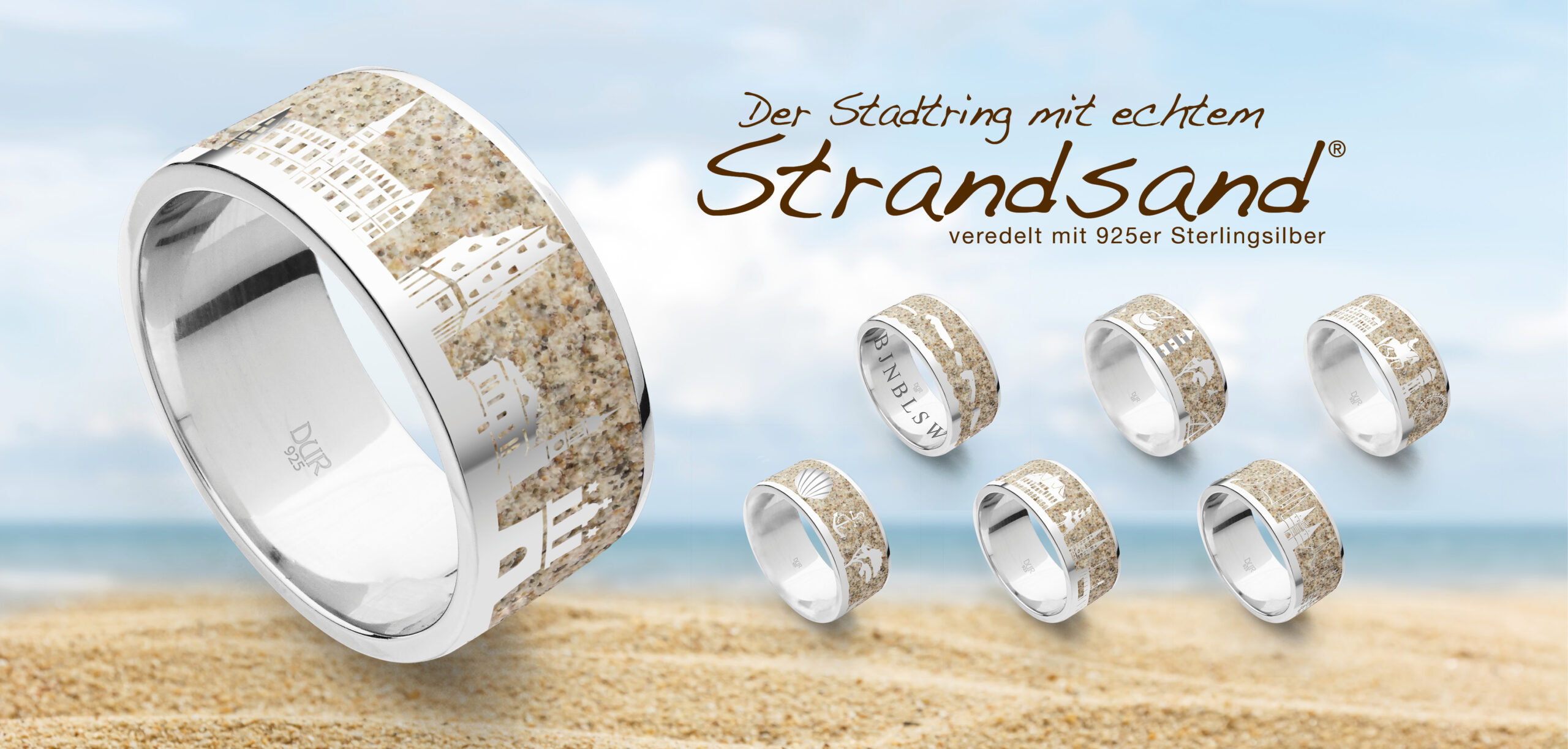 Stadtringe mit Strandsand® 2021 von DUR