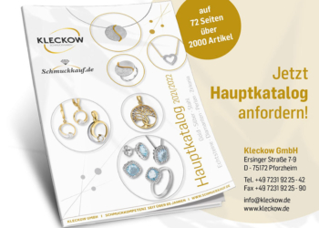 So sieht das Cover des Katalogs von Kleckow aus.