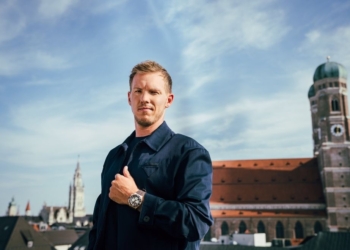 Julian Nagelsmann, Bundesligatrainer und neuer Breitling-Markenbotschafter.
