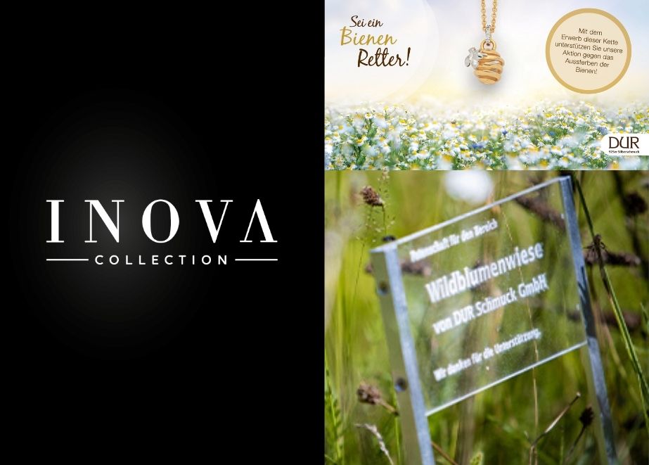 Auf der INOVA Collection präsentiert die Marke DUR Schmuck ihr Bienenset mit umfassender Marketing-Unterstützung für den P.O.S. und für Social-Media.