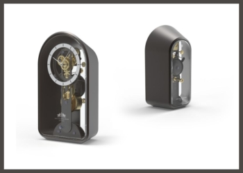 Zwei Jahre dauerte die Entwicklung des In-House-Stabwerks CS-T1, das in der Table Waltz von Carl Suchy & Söhne tickt. Das Werk besteht vollständig aus österreichischen Einzelteilen. Das Glas mit Facettenschliff und Handgravur entstand in Partnerschaft mit dem Wiener Traditionsunternehmen Lobmeyr.