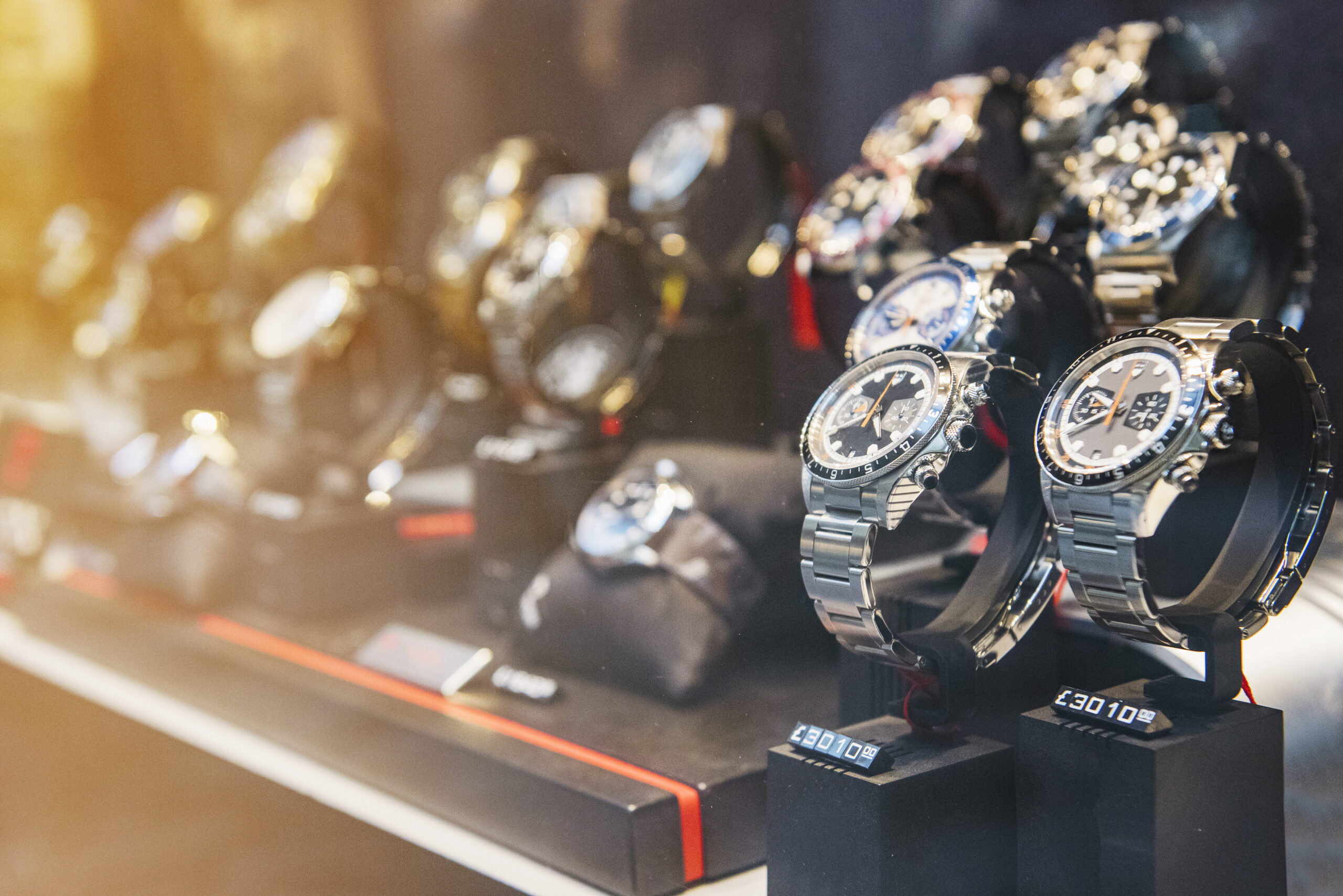 Luxury,Watches,In,Detail,-,Store,In,London.