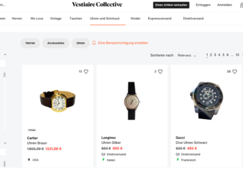 Secondhand wird für Luxusmarken interessant