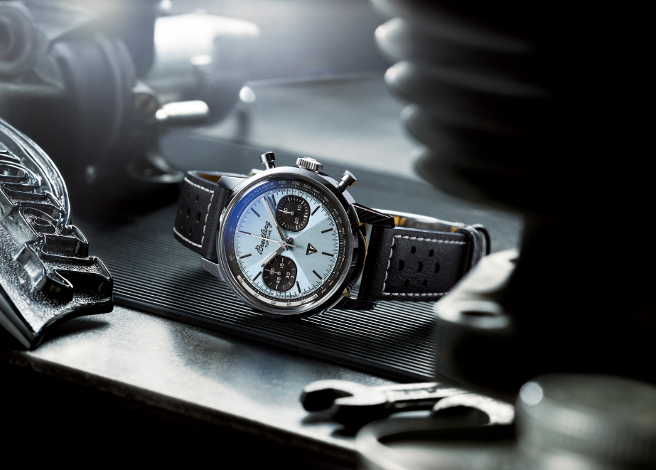 Breitling Top Time: Retro-Racing Uhr in Kollaboration mit Triumph. © Breitling