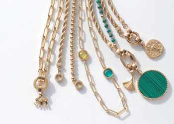 Stylisch in den Frühling mit einer Kombination aus Gold und Grün von Leonardo.