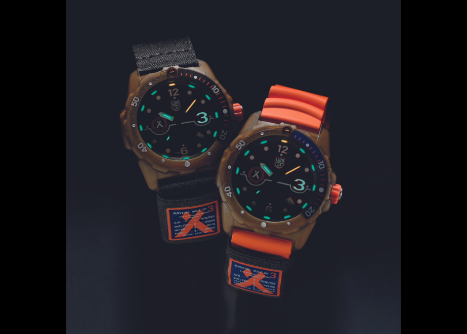 Auch im Dunkeln immer sichtbar: Das Markenzeichen der Luminox-Uhren. @ Luminox