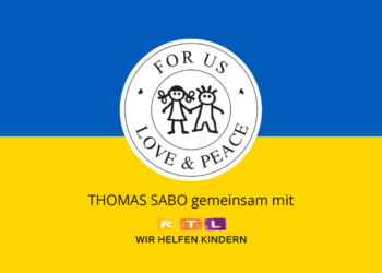 Thomas Sabo und RTL engagieren sich für Kinder in der Ukraine.
