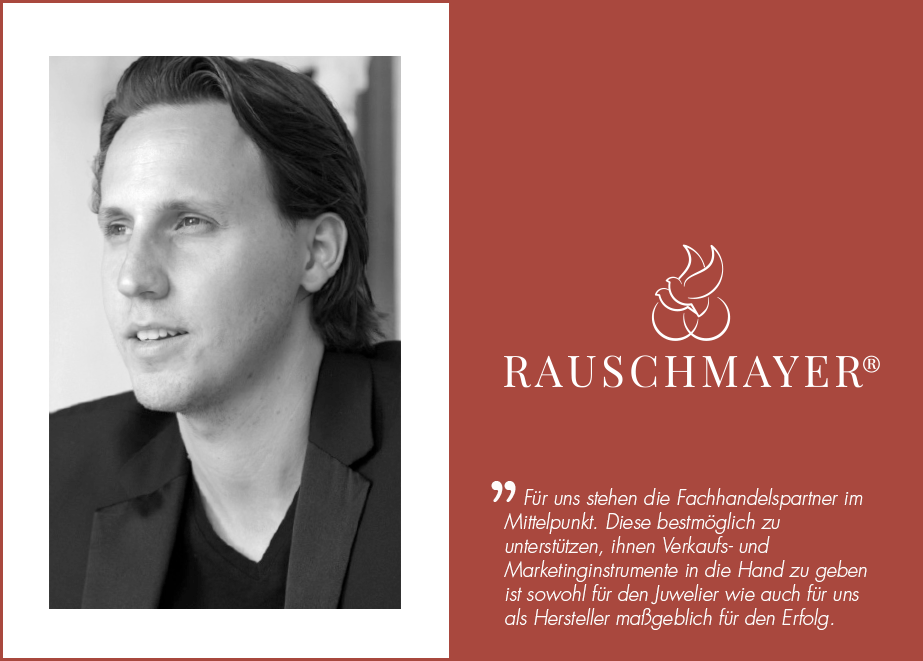 Chris Roy Rauschmayer vertritt die Trauringmanufaktur Rauschmayer.