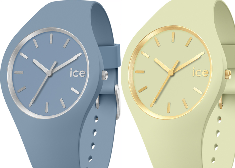 Das Modell Arctic Blue (l.) gibt es in 40 Millimeter, Jade (r.) in 34 Millimeter.